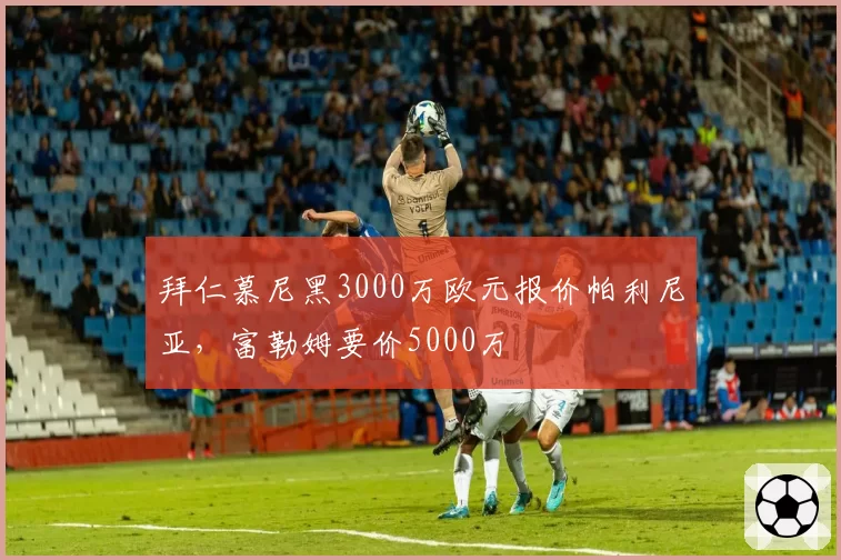 拜仁慕尼黑3000万欧元报价帕利尼亚,富勒姆要价5000万