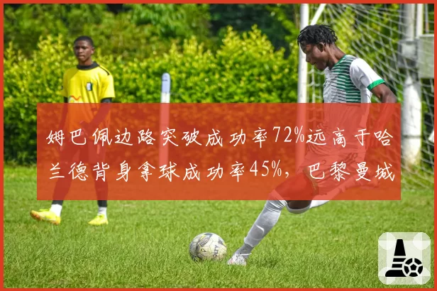 姆巴佩边路突破成功率72%远高于哈兰德背身拿球成功率45%，巴黎曼城锋线战术依赖度对比